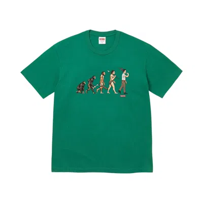 Pre-owned Supreme Evolution Tee 'light Pine' | Green | Men's Size Xl