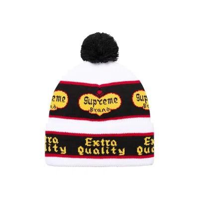 Pre-owned Supreme Extra Quality Beanie 'black' In Multi-color