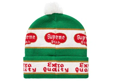 Pre-owned Supreme Extra Quality Beanie In Green