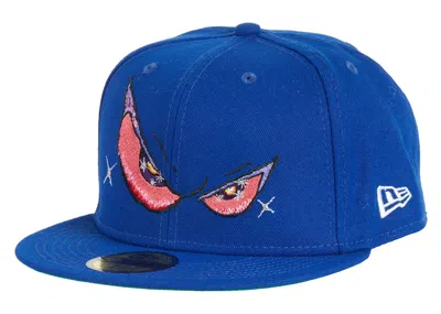 Pre-owned Supreme Eyes New Era Hat In Royal In Blue