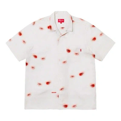 Supreme Eyes Rayon Shirt 'off White'