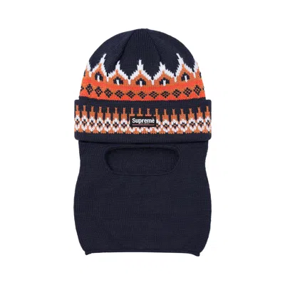 Pre-owned Supreme Face Mask Beanie 'orange' | Men's Size Onesize