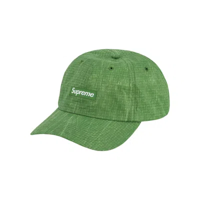 Pre-owned Supreme Faded Ripstop 6-panel 'green' | Men's Size Onesize
