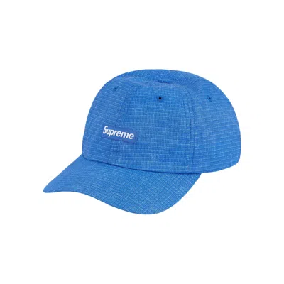 Pre-owned Supreme Faded Ripstop 6-panel 'royal' | Blue | Men's Size Onesize