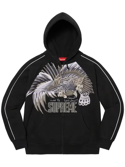 Supreme Falcon Hoodie In Black