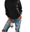 Supreme Fashion Mockneck Long Sleeve Sweater In Black In Black