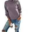 Supreme Fashion Mockneck Long Sleeve Sweater In Lavender In Purple