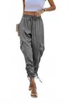 Supreme Fashion Women's Rapturous Ruffle Pants In Grey In Gray