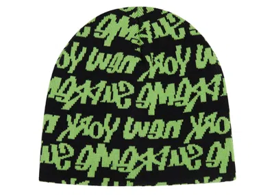 Pre-owned Supreme Fat Tip Beanie In Black