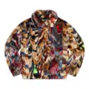 Supreme Faux Fur Bomber Jacket 'multi-color' In Brown
