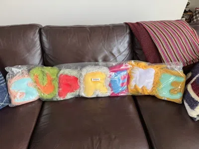 Pre-owned Supreme Faux Fur Pillow In Multi