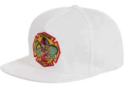 Pre-owned Supreme Fdny Engine 9 5panel In White