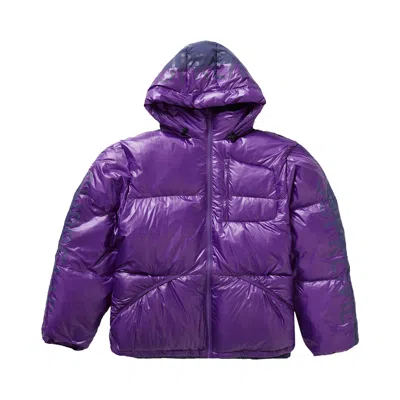 Pre-owned Supreme Featherweight Down Jacket 'purple' | Men's Size M