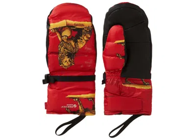 Pre-owned Supreme Featherweight Down Mittens In Lions