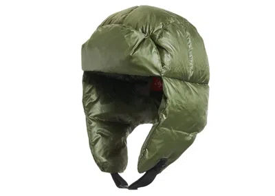 Pre-owned Supreme Featherweight Down Trooper In Olive