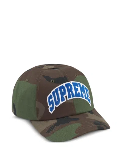 Supreme Felt Arc 6-panel Cap In Brown