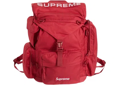 Pre-owned Supreme Field Backpack In Red