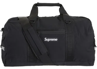 Pre-owned Supreme Field Duffle Bag In Black