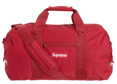 Pre-owned Supreme Field Duffle Bag In Red