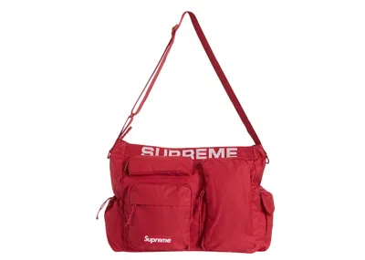 Pre-owned Supreme Field Messenger Bag In Red