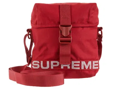 Pre-owned Supreme Field Side Bag In Red