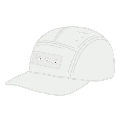 Pre-owned Supreme Fine Wale Corduroy Camp Cap In White