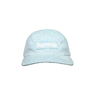 Pre-owned Supreme Fine Wale Corduroy Camp Cap 'light Blue'