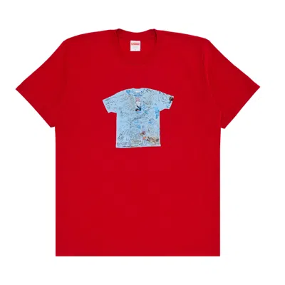 Pre-owned Supreme First Tee 'red'