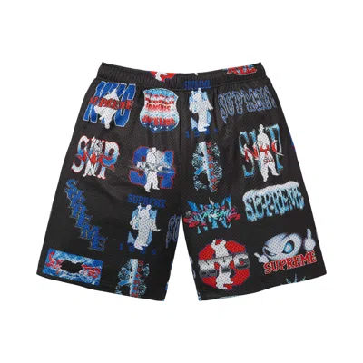 Pre-owned Supreme Flash Mesh Short 'black' | Men's Size L