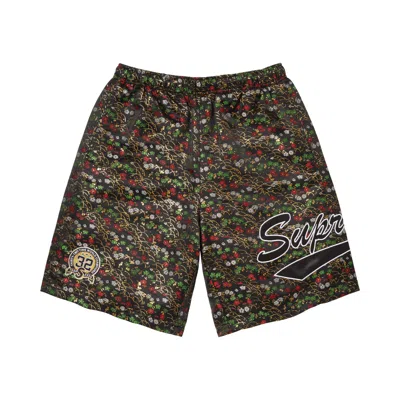 Pre-owned Supreme Floral Jacquard Short 'black' | Men's Size L