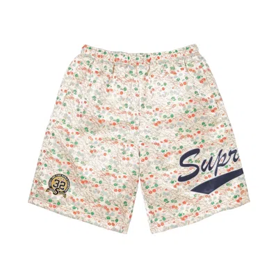 Pre-owned Supreme Floral Jacquard Short 'white' | Men's Size M