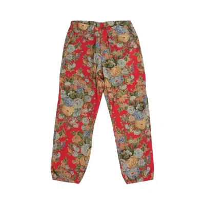 Pre-owned Supreme Floral Pants 'red' | Men's Size M