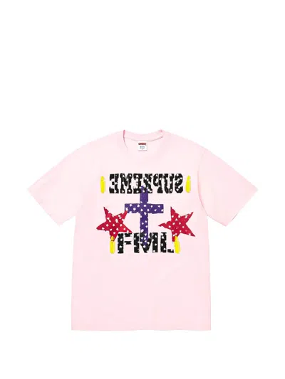 Supreme Fml Graphic-print T-shirt In Pink