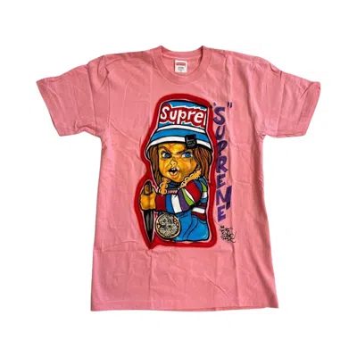 Pre-owned Supreme Forty Deuce Chucky Tee 'pink' | Men's Size L