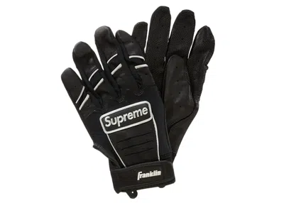 Pre-owned Supreme Franklin Cfx Pro Batting Glove In Black