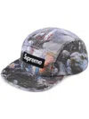 Supreme Frazetta Baseball Cap In Grey