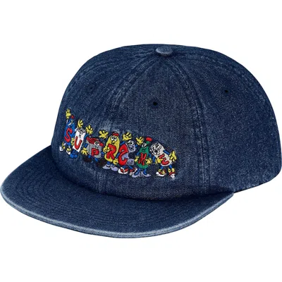 Pre-owned Supreme Friends 6panel In Denim