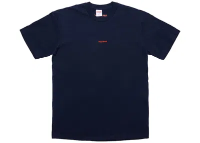 Pre-owned Supreme Ftw Tee Shirt In Navy Blue