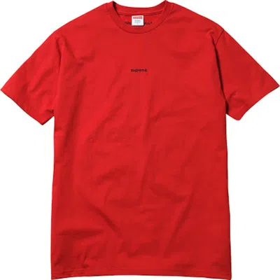 Pre-owned Supreme Ftw Tee Shirt In Red