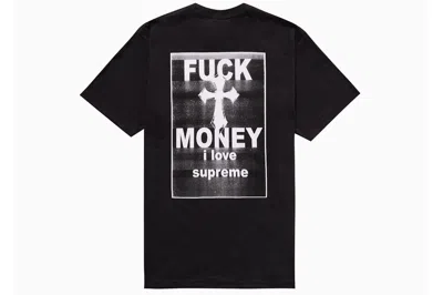 Pre-owned Supreme Fuck Money Tee Black