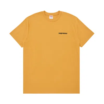 Pre-owned Supreme Fuck Money Tee 'mustard' In Yellow