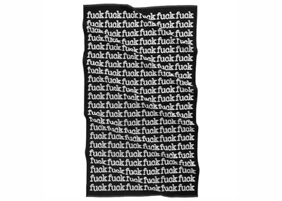 Pre-owned Supreme Fuck Towel In Black