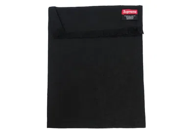 Pre-owned Supreme Fuck Wool Scarf In Black