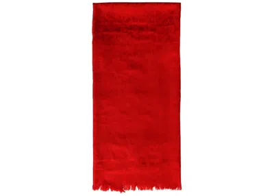 Pre-owned Supreme Fuck Wool Scarf In Red