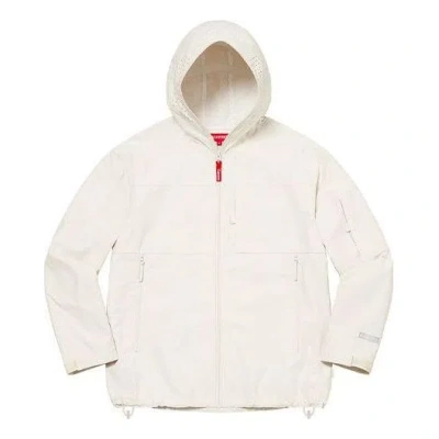 Supreme Full Zip Facemask Jacket 'white'