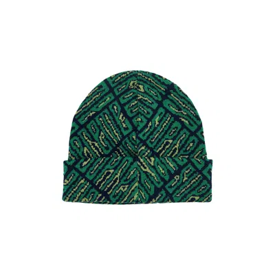 Pre-owned Supreme Funk Spellout Beanie 'green' | Men's Size Onesize