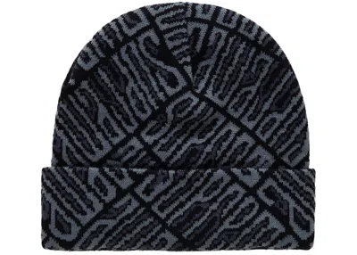 Pre-owned Supreme Funk Spellout Beanie In Black