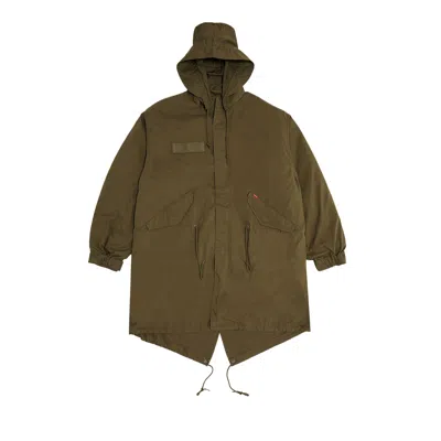 Pre-owned Supreme Futura Fishtail Parka 'olive' In Green