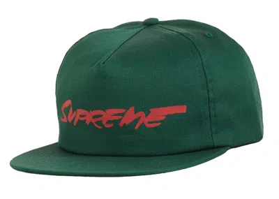 Pre-owned Supreme Futura Logo 5panel In Dark Green