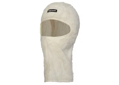 Pre-owned Supreme Fuzzy Balaclava In White